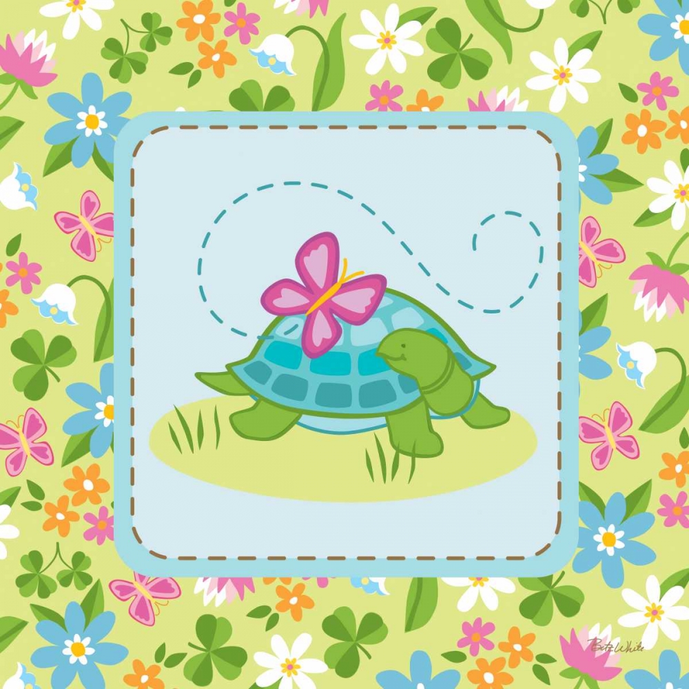 Meadow Turtle I art print by Betz White for $57.95 CAD