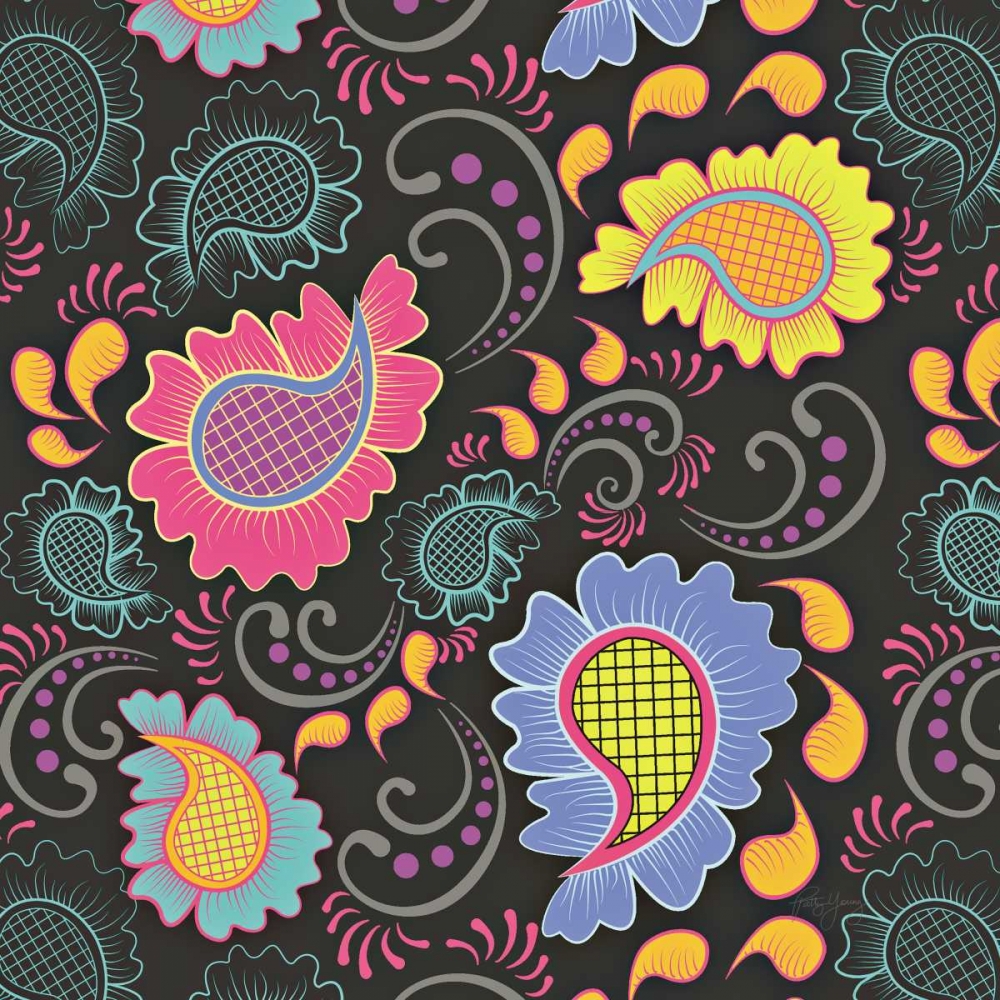Playful Paisley I art print by Patty Young for $57.95 CAD
