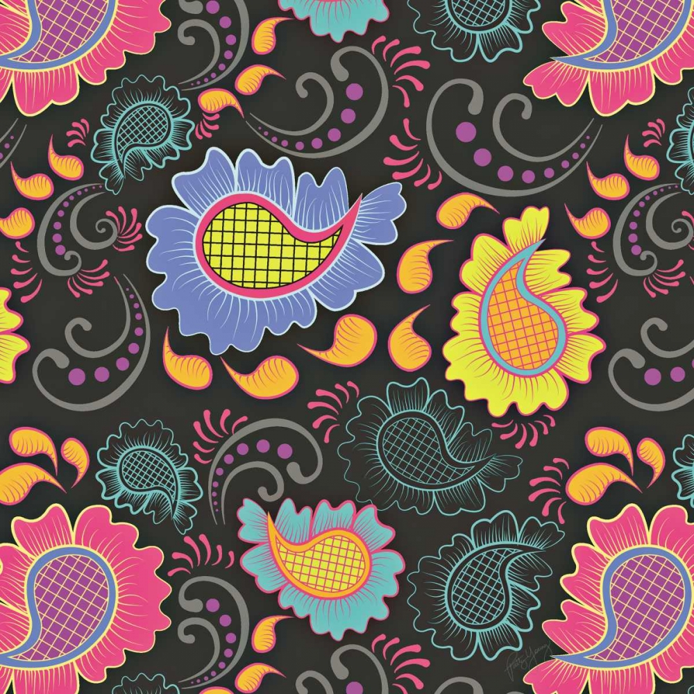 Playful Paisley II art print by Patty Young for $57.95 CAD