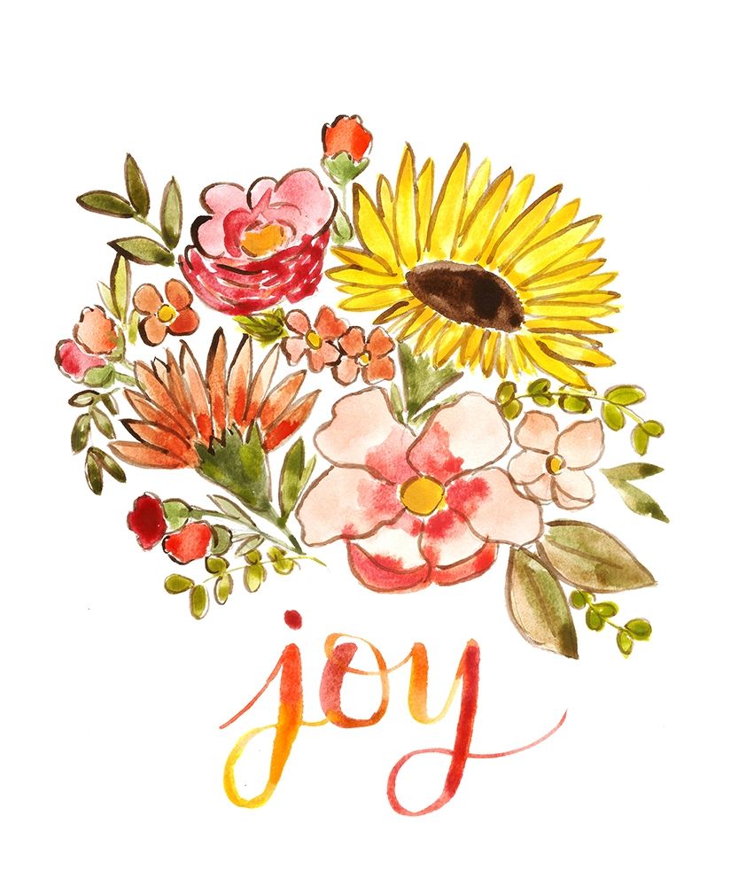 Floral Bouquet Joy art print by Lacy Tatum for $57.95 CAD