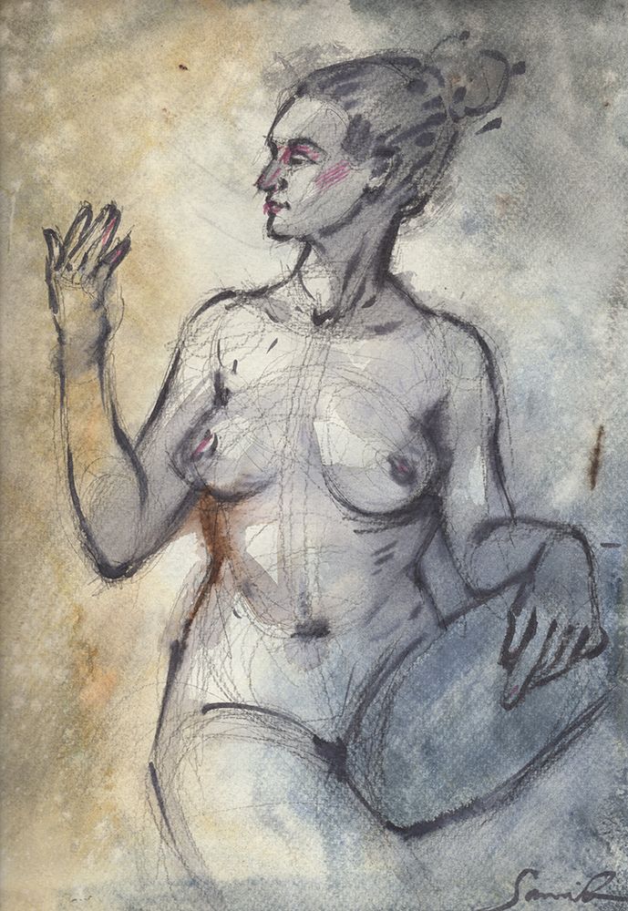 Nude IV art print by Samira Yanushkova for $57.95 CAD