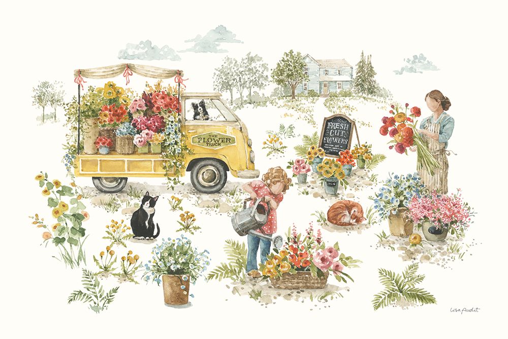 A Beautiful Day I Landscape art print by Lisa Audit for $57.95 CAD