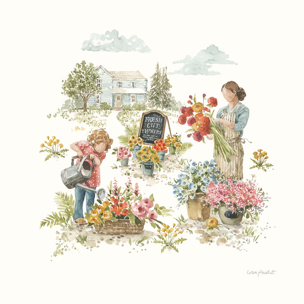 A Beautiful Day VI art print by Lisa Audit for $57.95 CAD