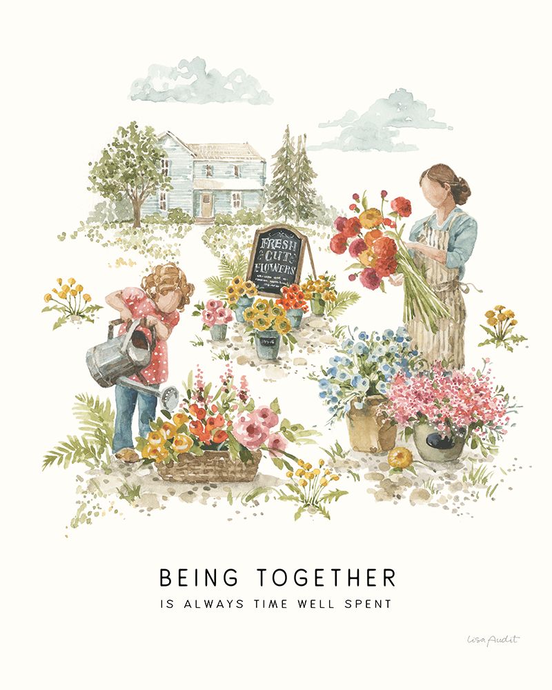 A Beautiful Day XII art print by Lisa Audit for $57.95 CAD