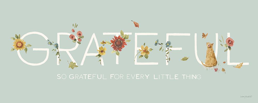 Fall Festival XVI on Soft Teal art print by Lisa Audit for $57.95 CAD