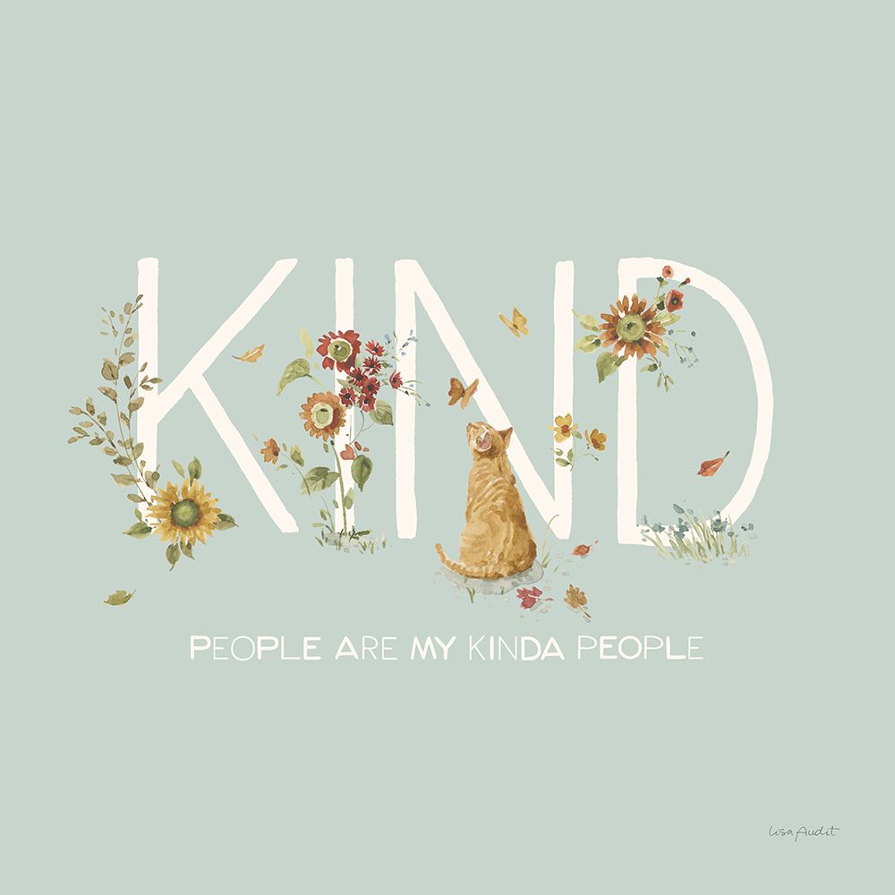 Fall Festival XXI on Soft Teal art print by Lisa Audit for $57.95 CAD