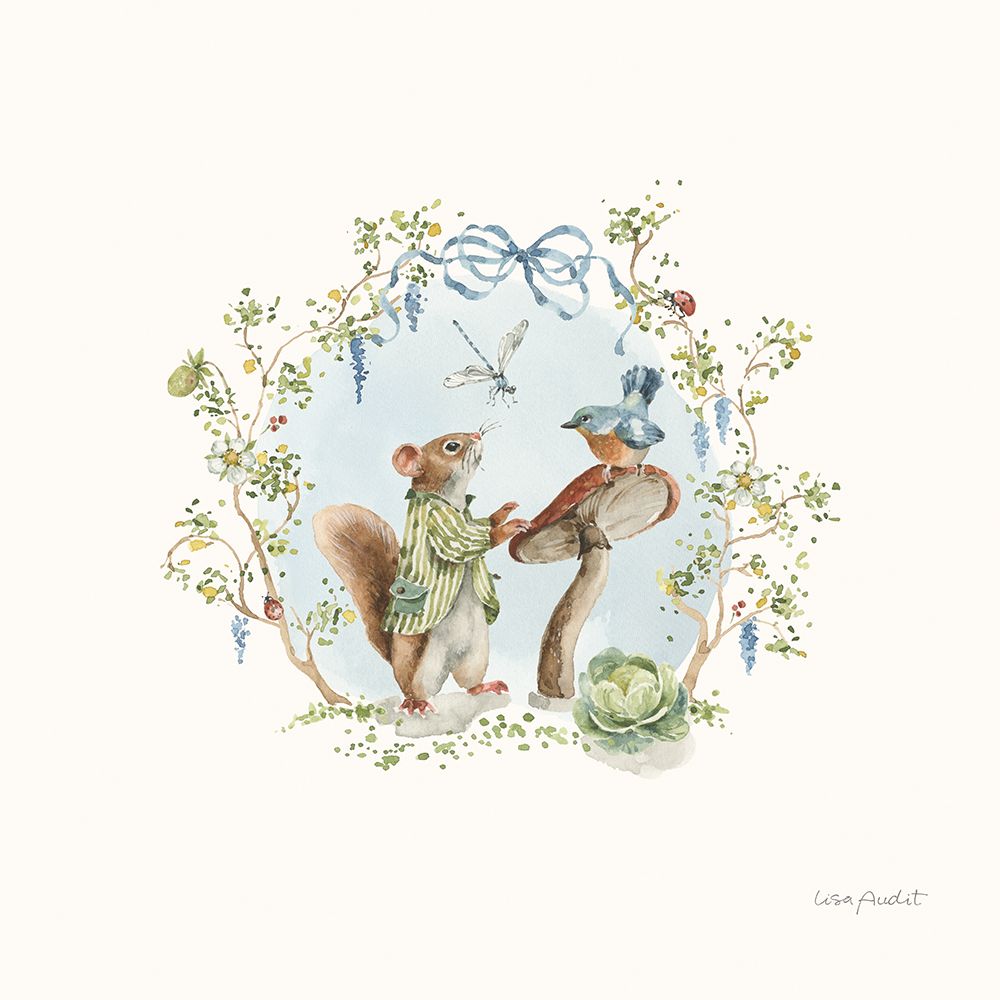 Garden Friends VII art print by Lisa Audit for $57.95 CAD