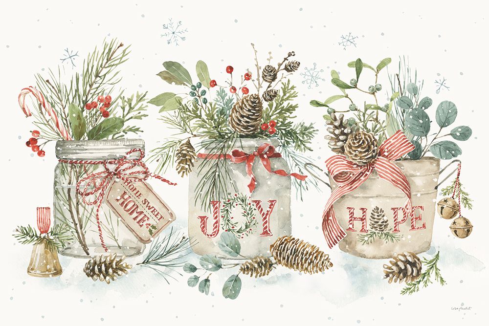 Holiday Spirit I art print by Lisa Audit for $57.95 CAD