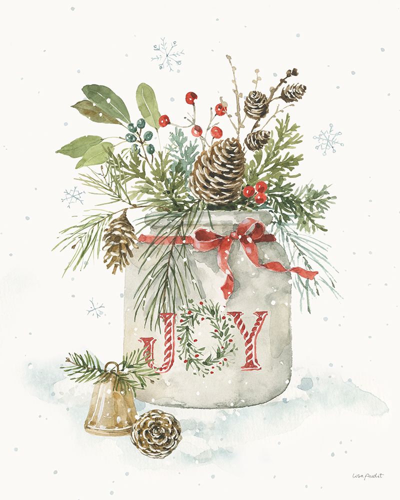 Holiday Spirit III art print by Lisa Audit for $57.95 CAD