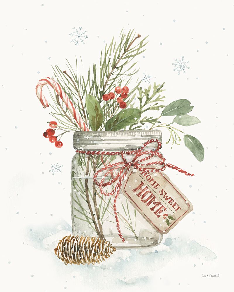 Holiday Spirit IV art print by Lisa Audit for $57.95 CAD