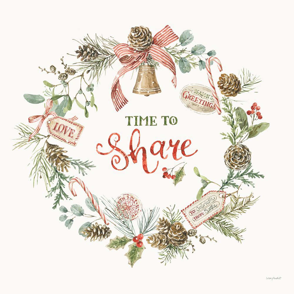 Holiday Spirit VII art print by Lisa Audit for $57.95 CAD