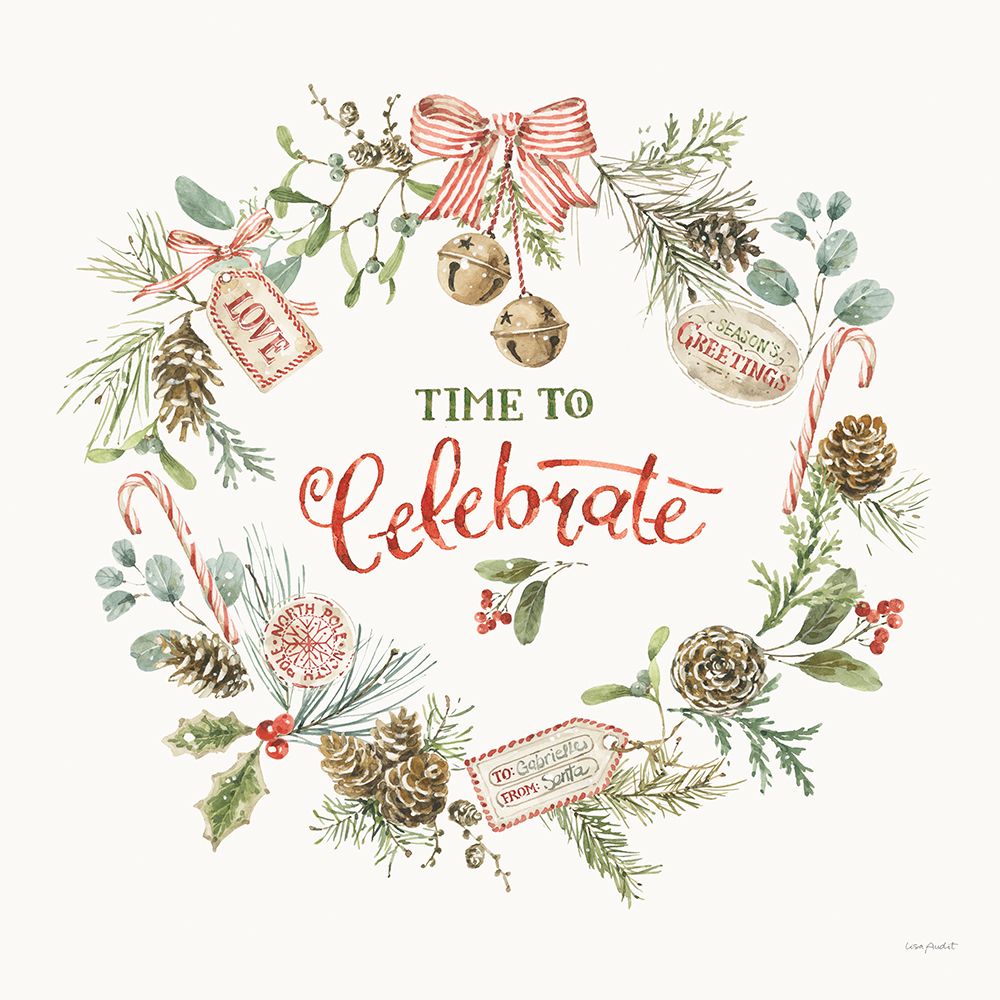 Holiday Spirit VIII art print by Lisa Audit for $57.95 CAD