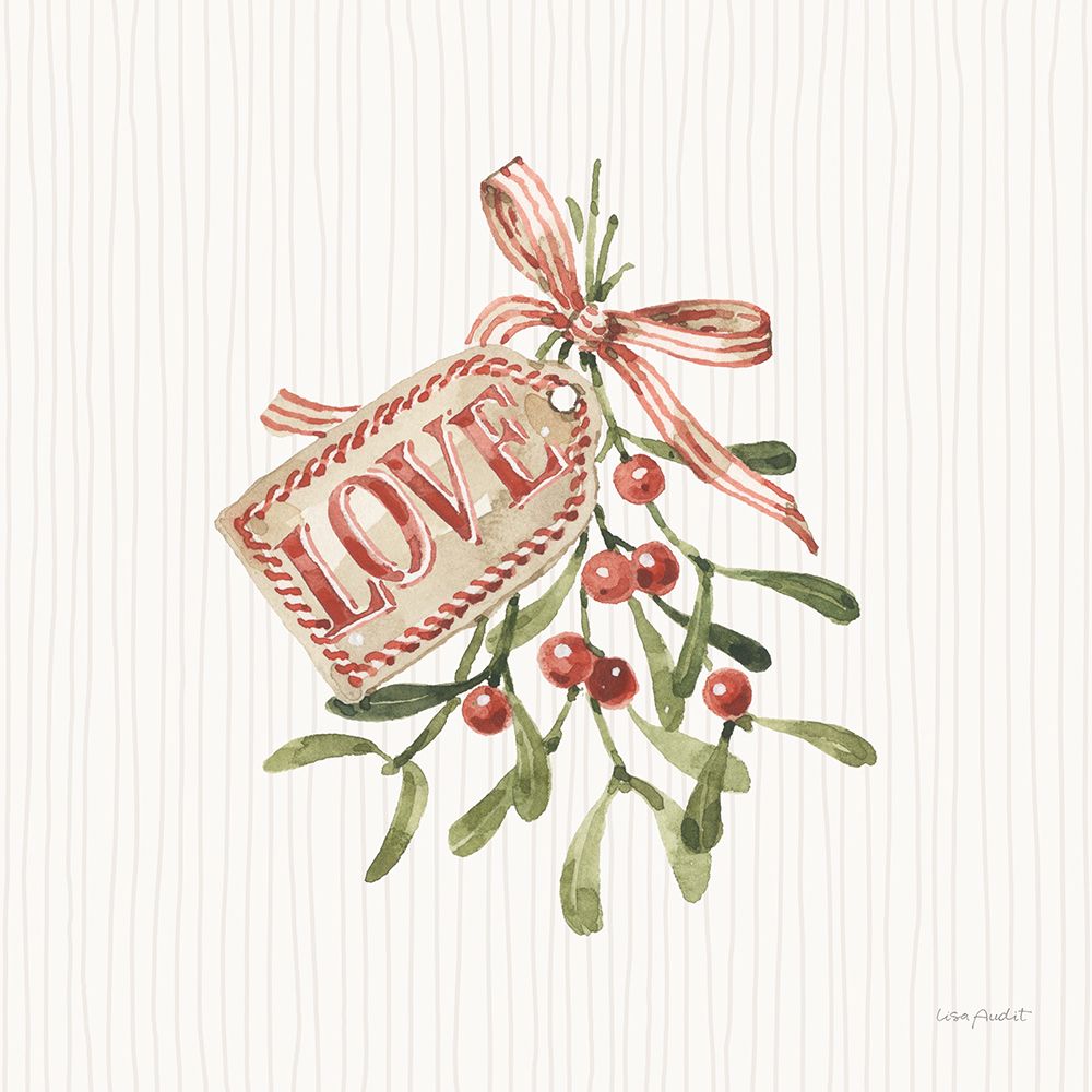 Holiday Spirit XVII White art print by Lisa Audit for $57.95 CAD