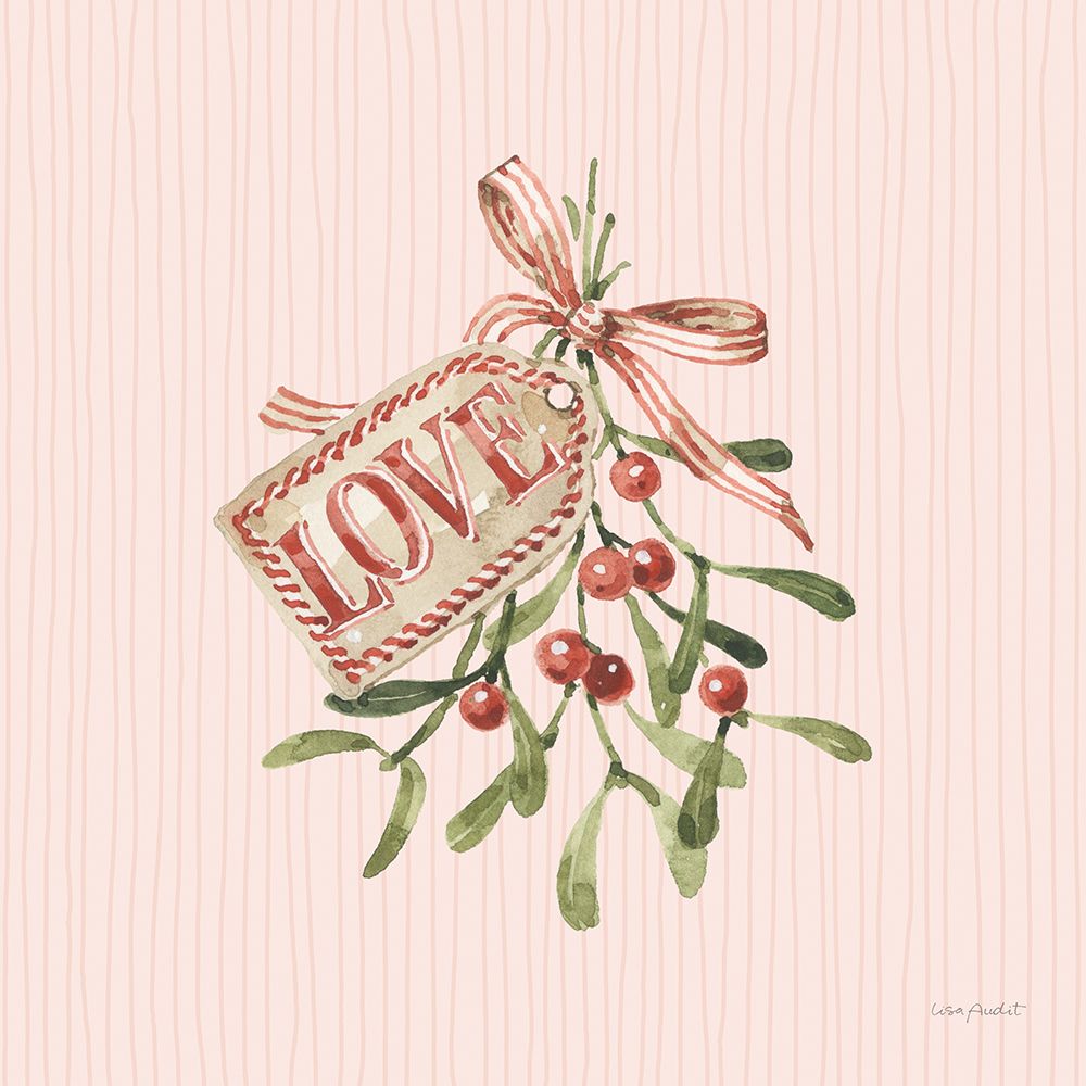 Holiday Spirit XVII Pink art print by Lisa Audit for $57.95 CAD
