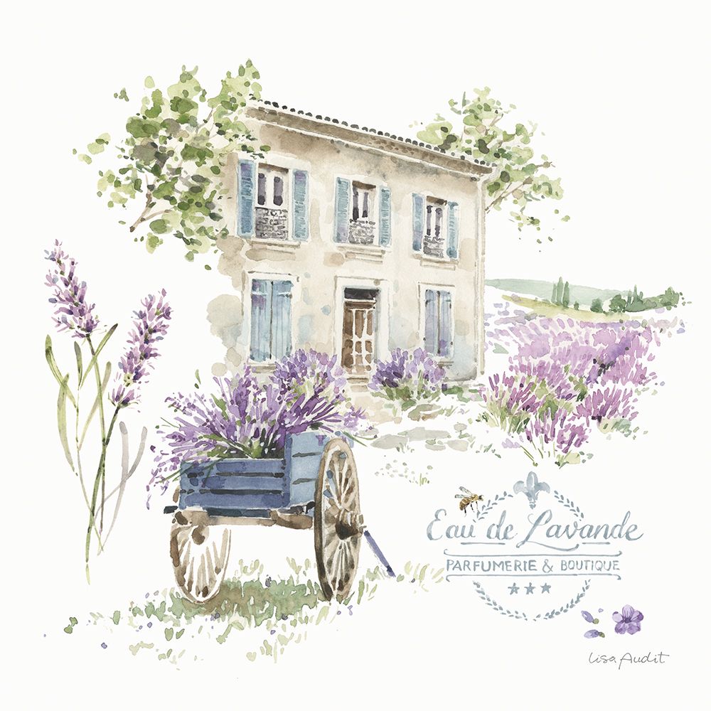 Lavender Field II art print by Lisa Audit for $57.95 CAD