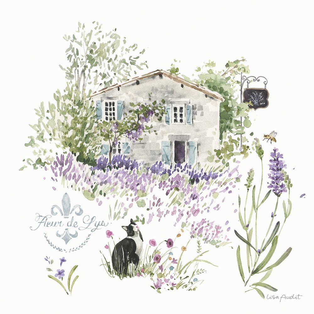 Lavender Field III art print by Lisa Audit for $57.95 CAD