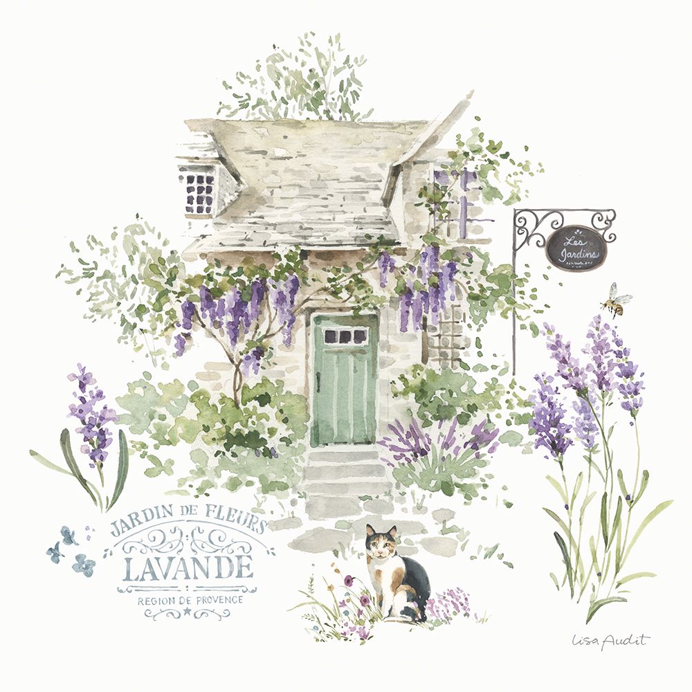 Lavender Field V art print by Lisa Audit for $57.95 CAD