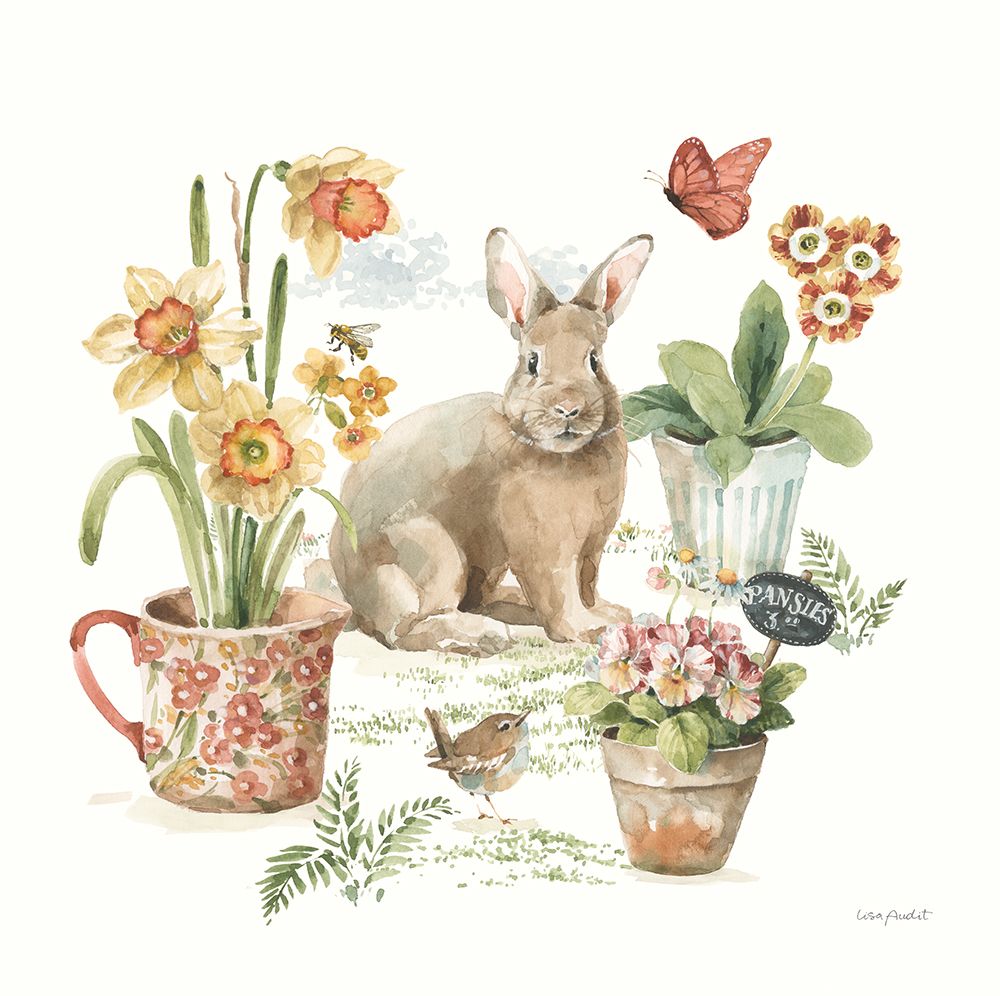 Little Gardeners II art print by Lisa Audit for $57.95 CAD