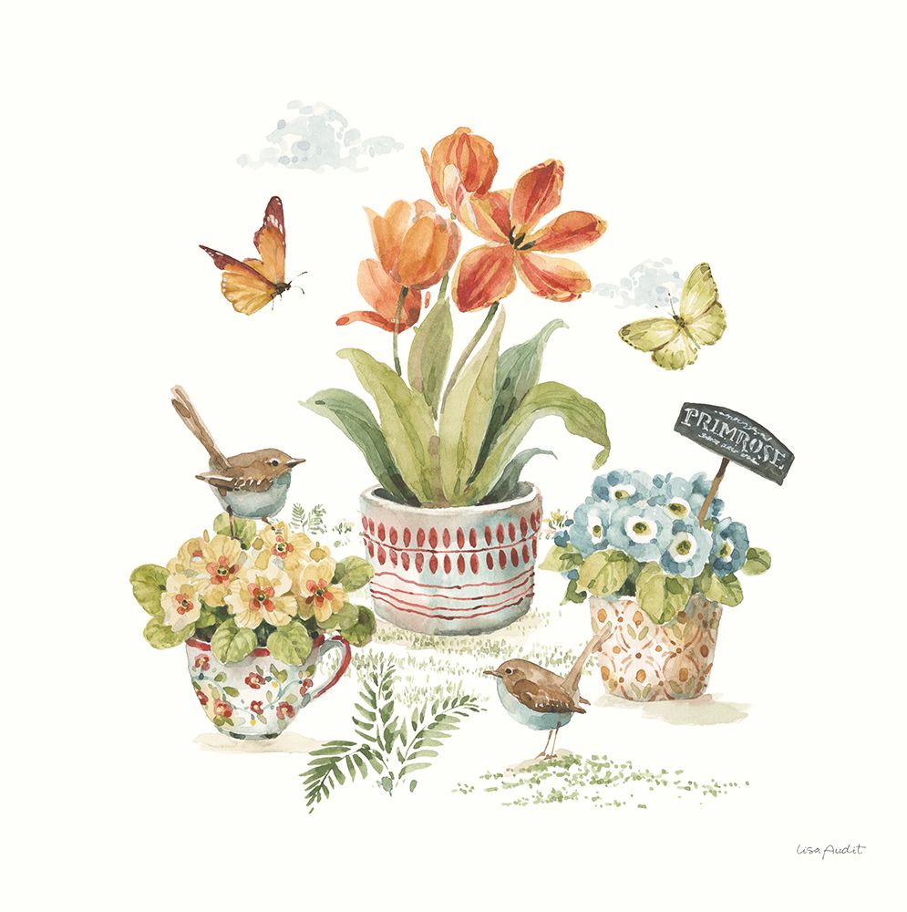 Little Gardeners IV art print by Lisa Audit for $57.95 CAD