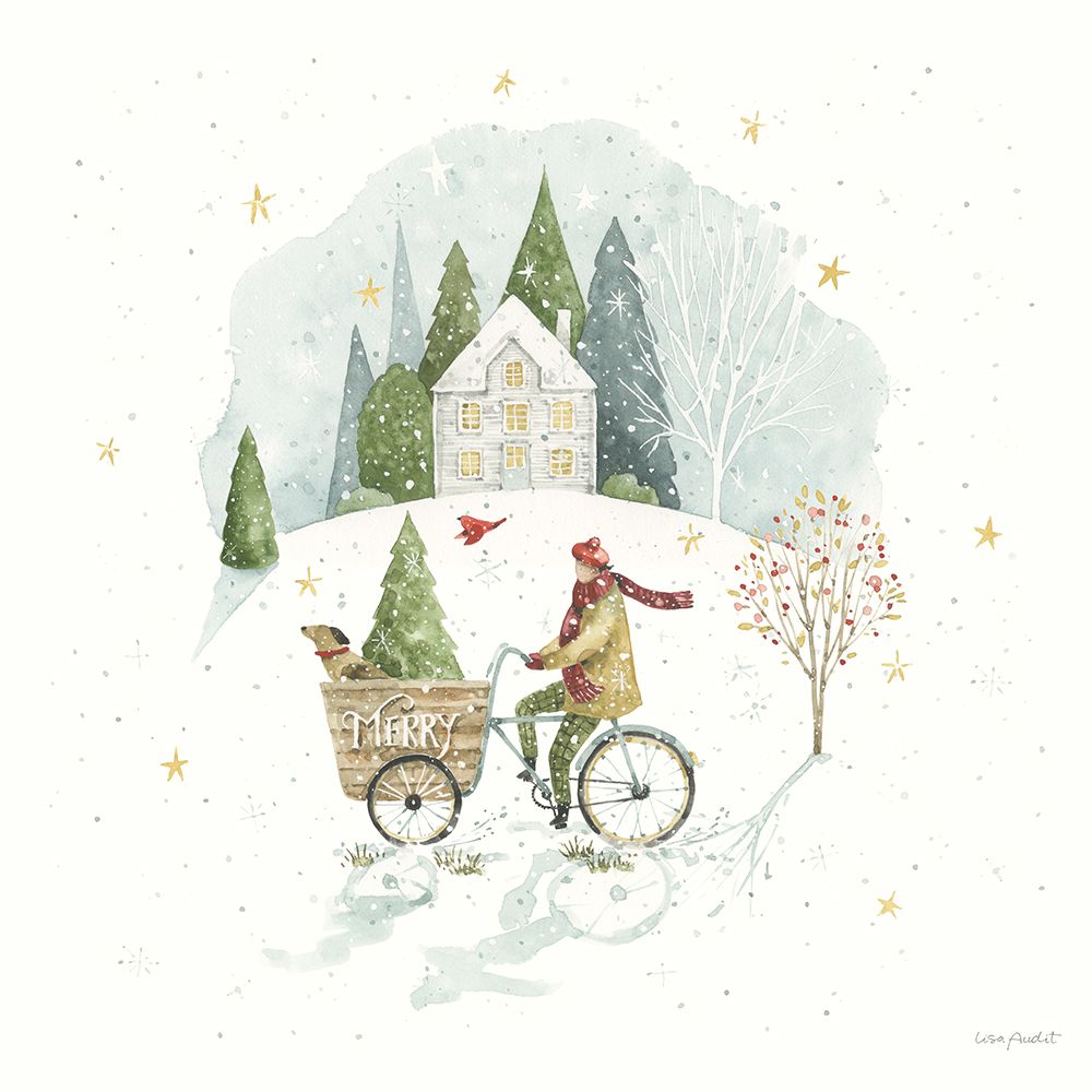 Magical Winterland III art print by Lisa Audit for $57.95 CAD