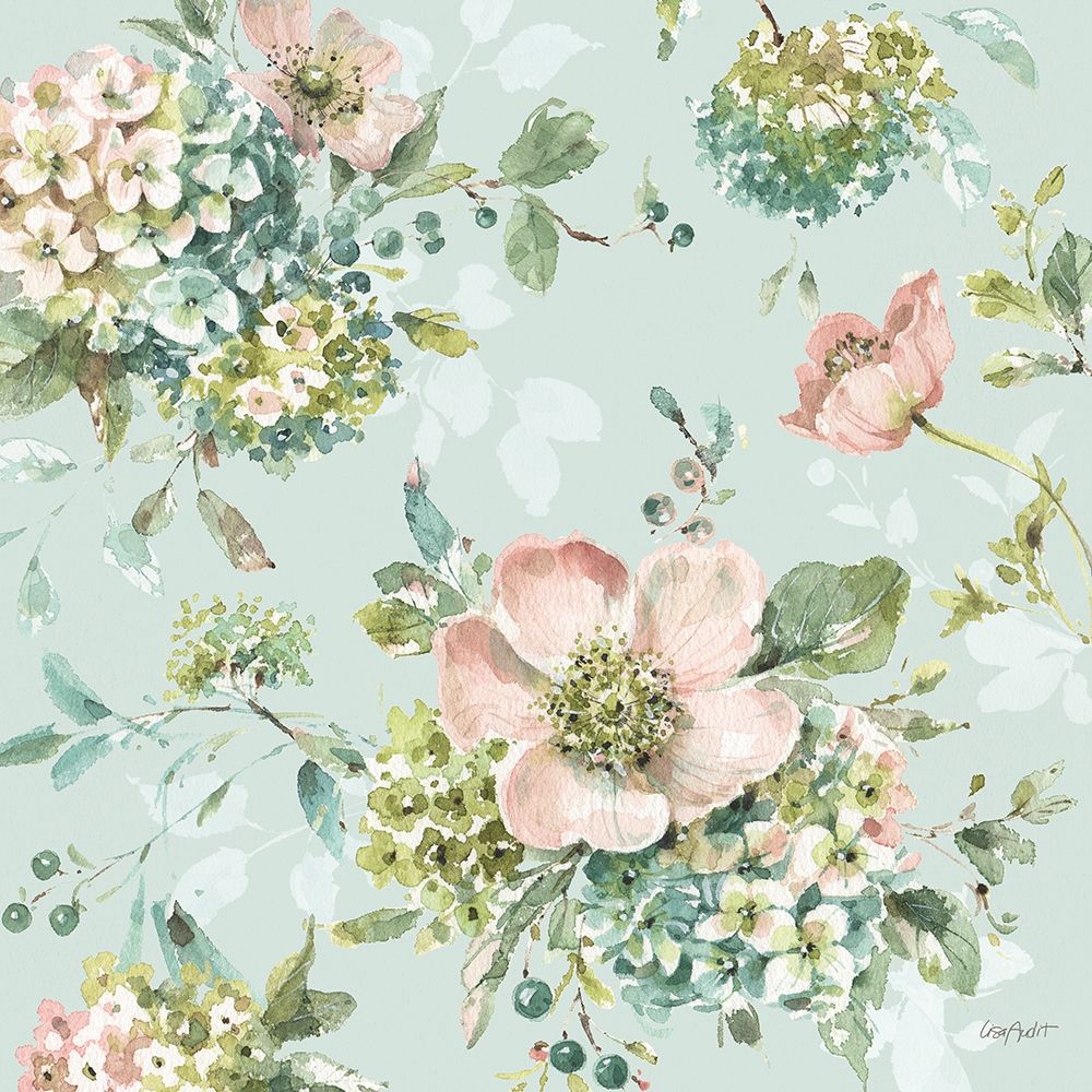 Mint Crush 13 on Mint art print by Lisa Audit for $57.95 CAD