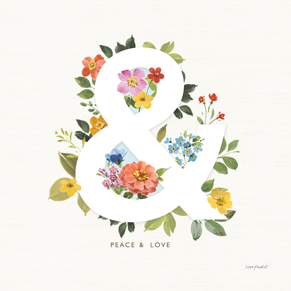 Peace And Love IV art print by Lisa Audit for $57.95 CAD