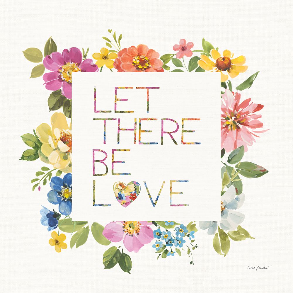 Peace And Love VIII art print by Lisa Audit for $57.95 CAD