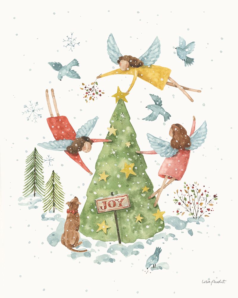 Snow Angels II art print by Lisa Audit for $57.95 CAD
