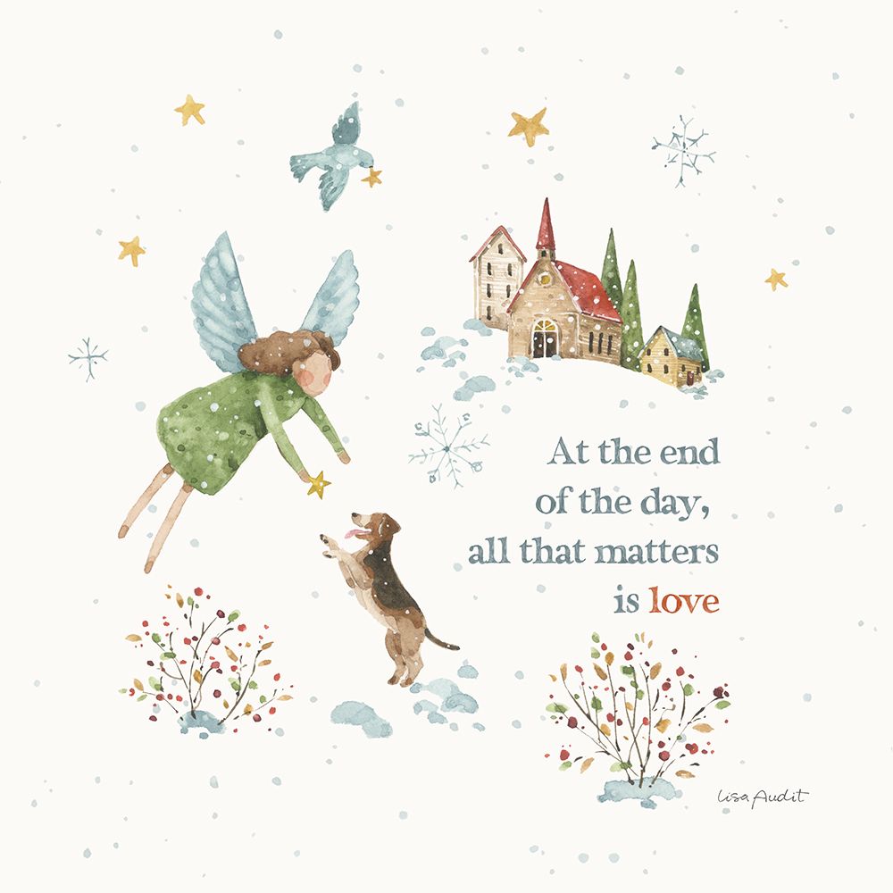Snow Angels VI art print by Lisa Audit for $57.95 CAD