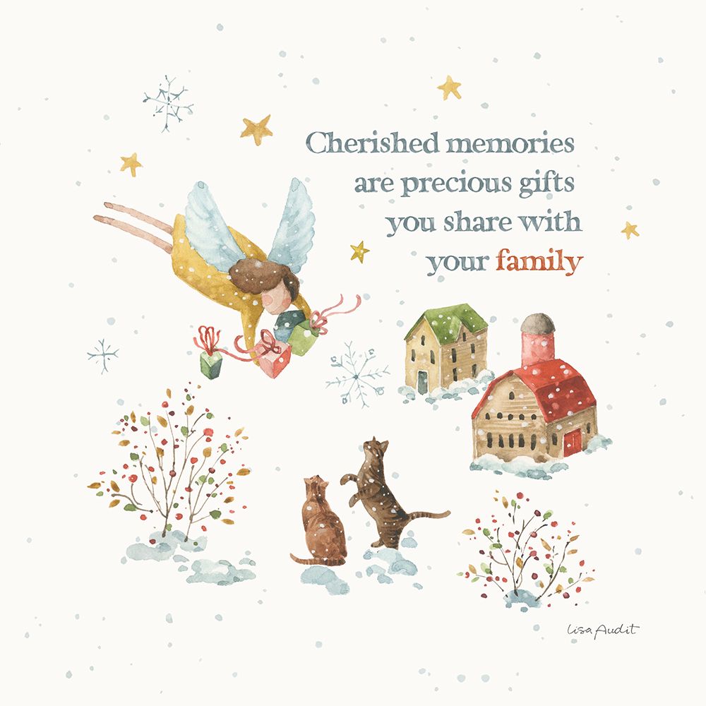 Snow Angels VII art print by Lisa Audit for $57.95 CAD
