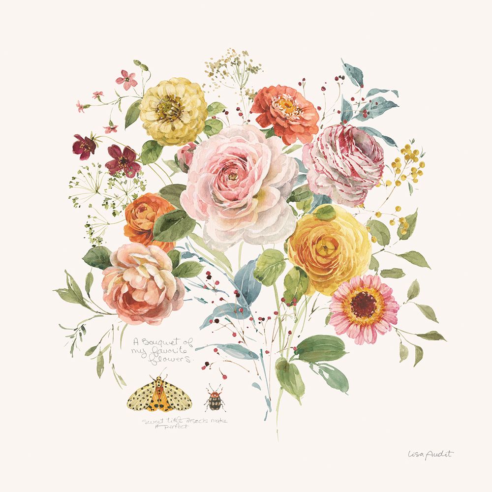 Summer Sketchbook II art print by Lisa Audit for $57.95 CAD