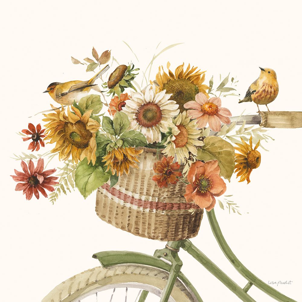 Sunflower Whispers II art print by Lisa Audit for $57.95 CAD