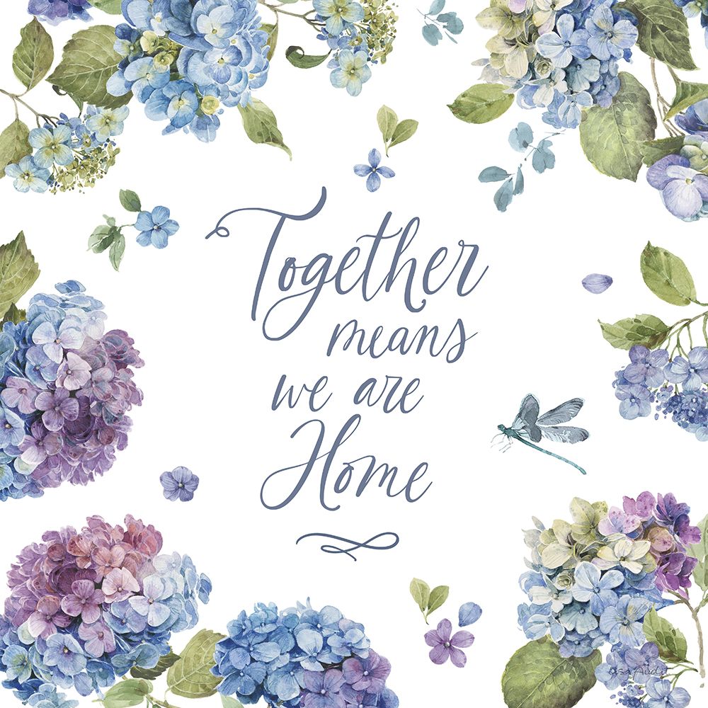 Whispers of Blue IX art print by Lisa Audit for $57.95 CAD