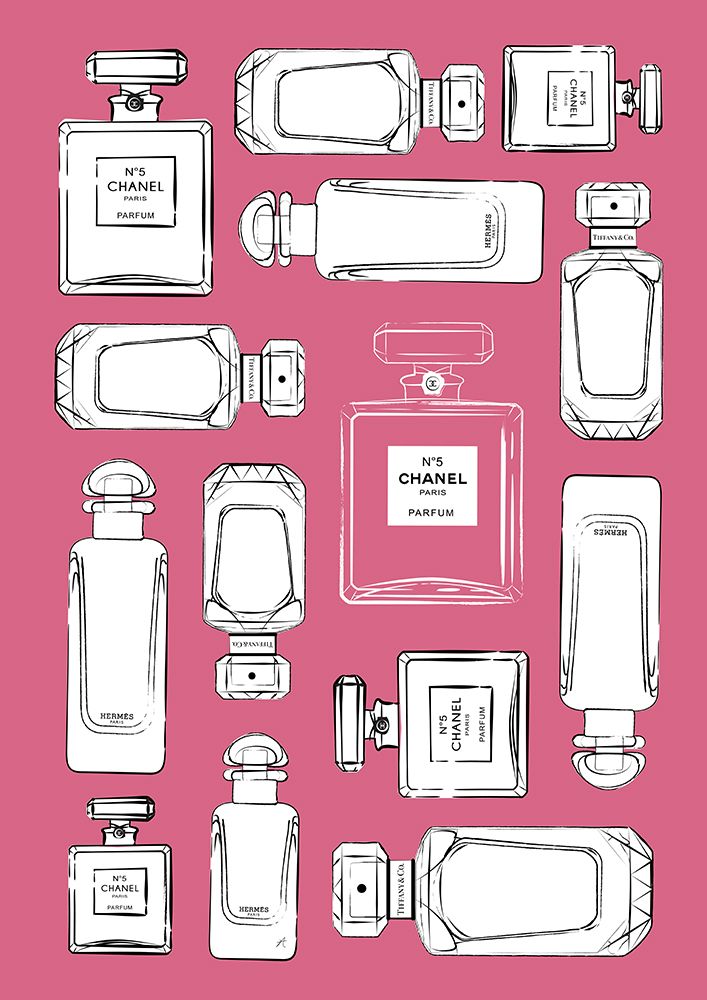 Pink Perfumes art print by Aesthete for $57.95 CAD