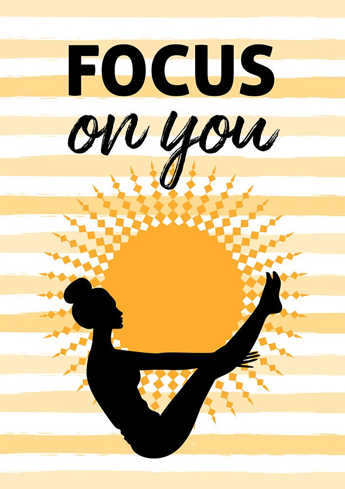 Yoga Focus Inspiration art print by Aesthete for $57.95 CAD
