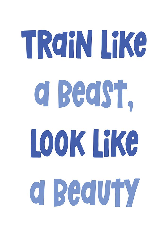 Beauty Training Quote art print by Aesthete for $57.95 CAD