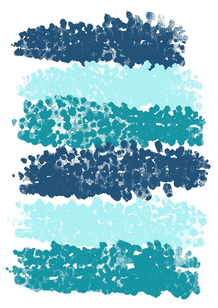 Blue Stripes art print by Aesthete for $57.95 CAD