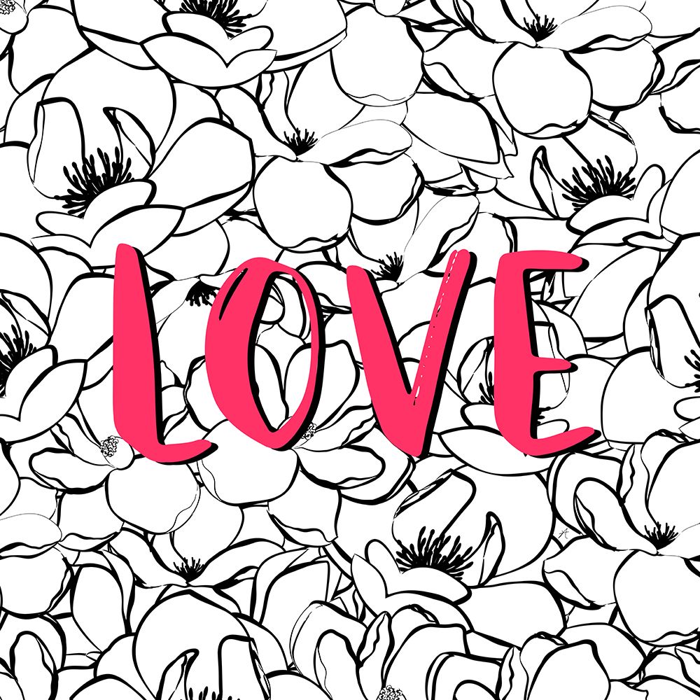 Love Magnolias art print by Aesthete for $57.95 CAD