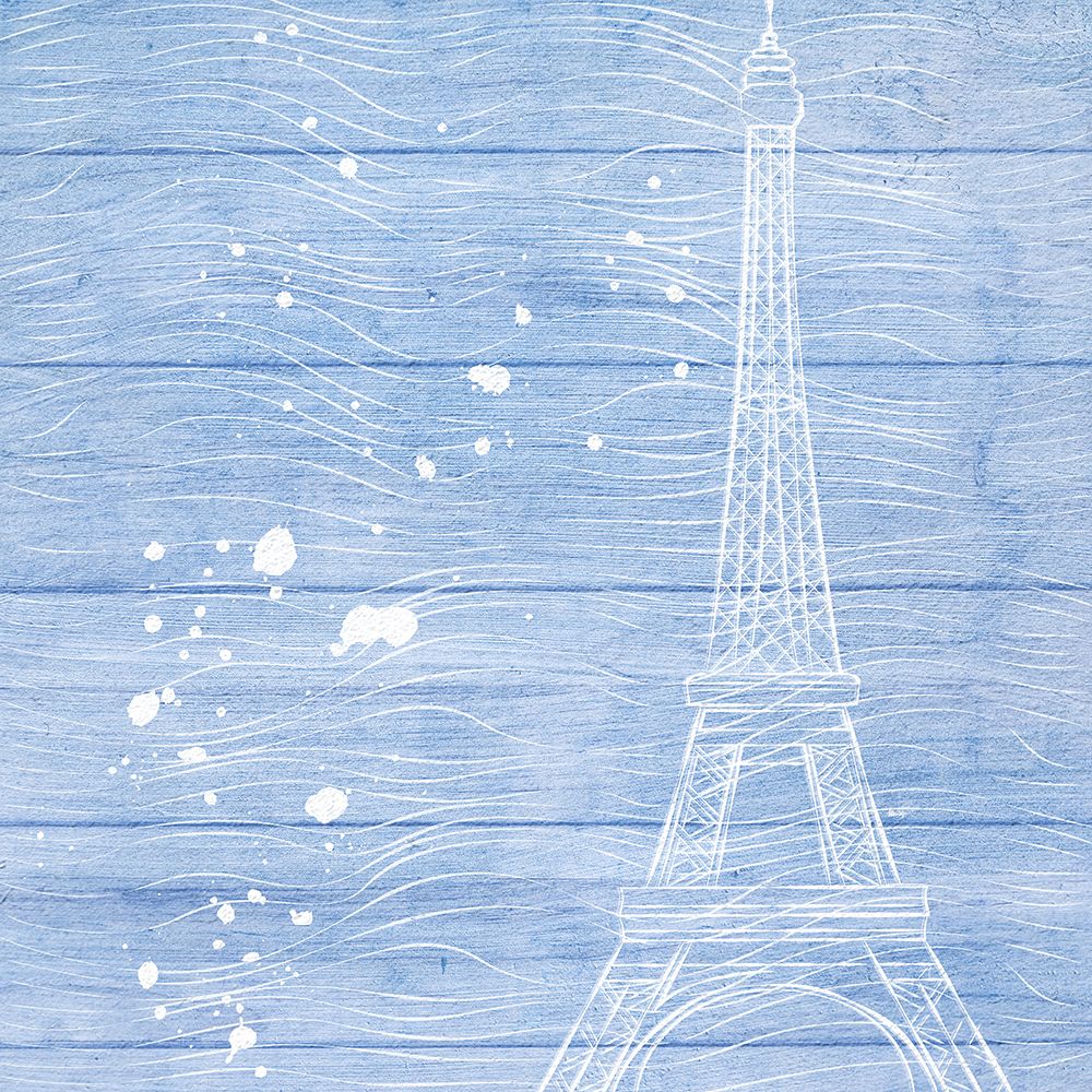 Blue Paris art print by Aesthete for $57.95 CAD