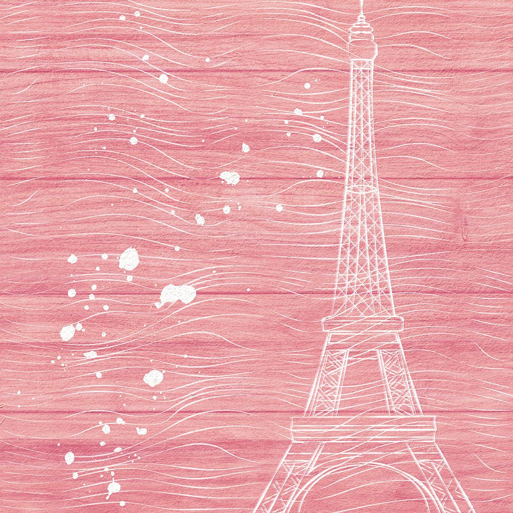 Pink Paris art print by Aesthete for $57.95 CAD