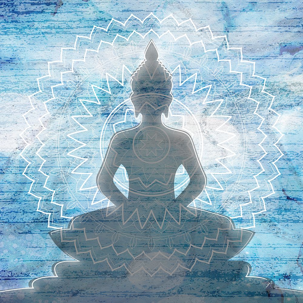 Blue Budha art print by Aesthete for $57.95 CAD