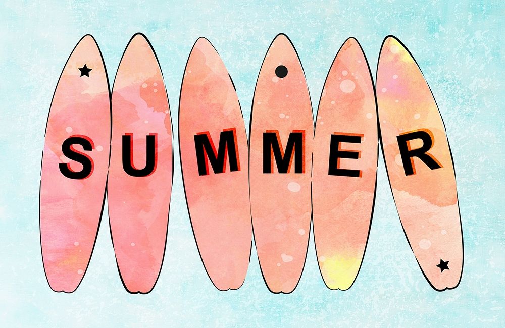 Summer Surf art print by Aesthete for $57.95 CAD