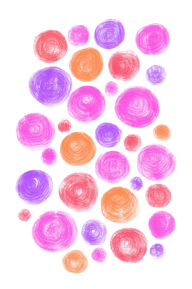 Dots Pink art print by Aesthete for $57.95 CAD