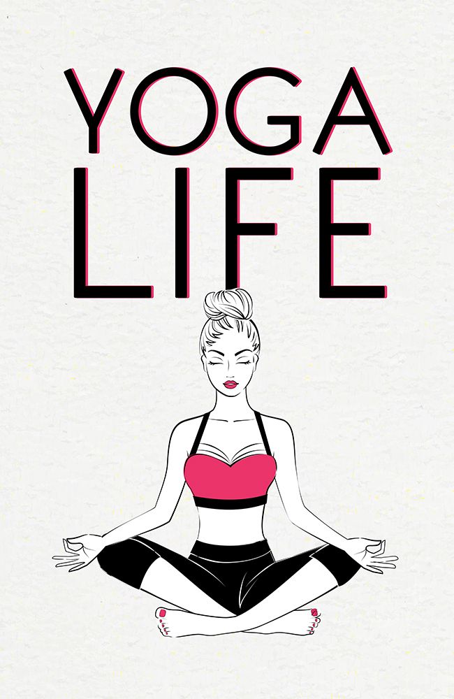 Yoga Life art print by Aesthete for $57.95 CAD