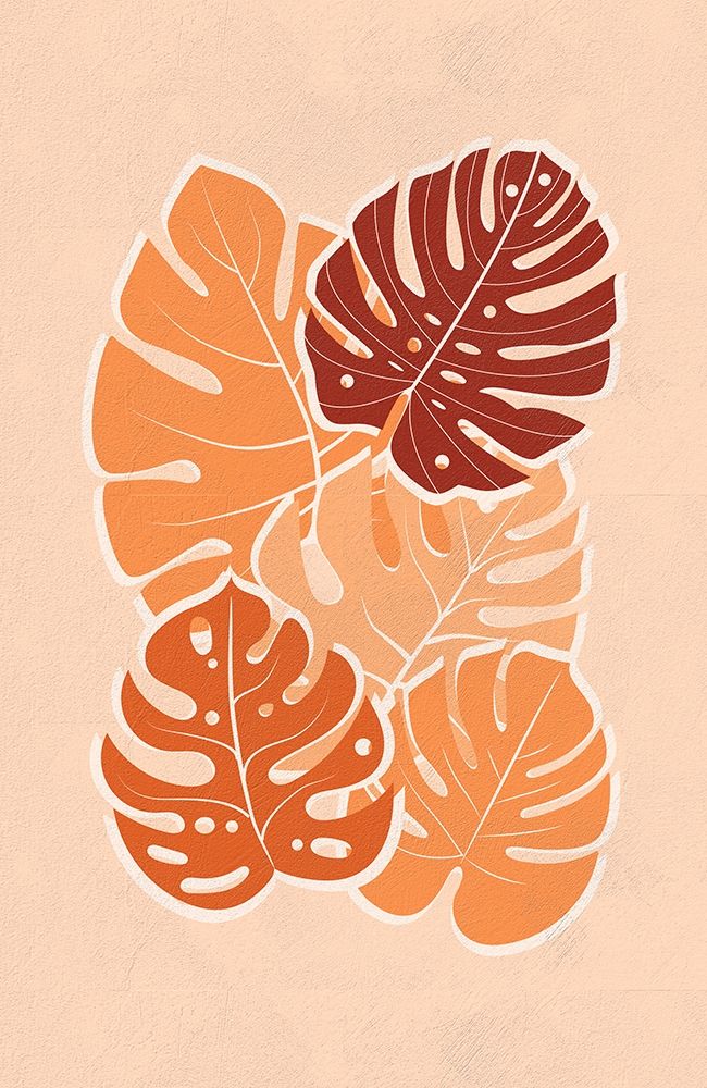 Tropical Leaves art print by Aesthete for $57.95 CAD