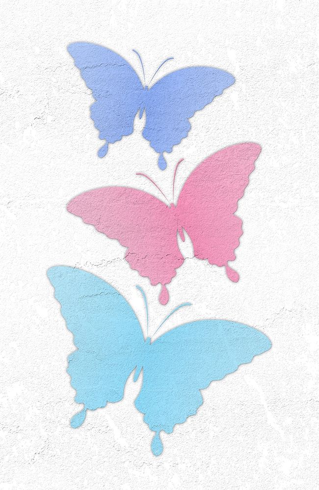 Pastel Butterflies art print by Aesthete for $57.95 CAD