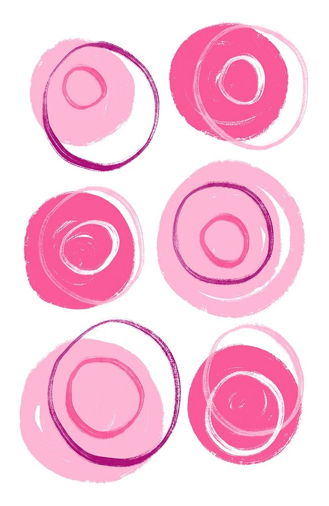 Buttons Pink art print by Aesthete for $57.95 CAD