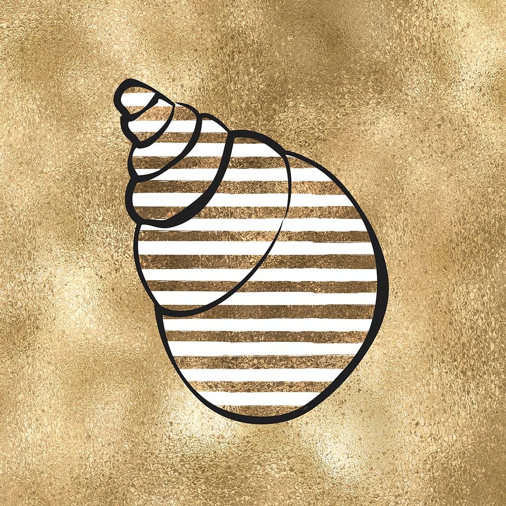 Golde Seashell1 art print by Aesthete for $57.95 CAD