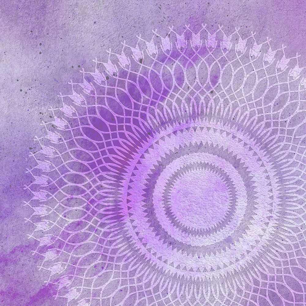 Mandala Purple art print by Aesthete for $57.95 CAD