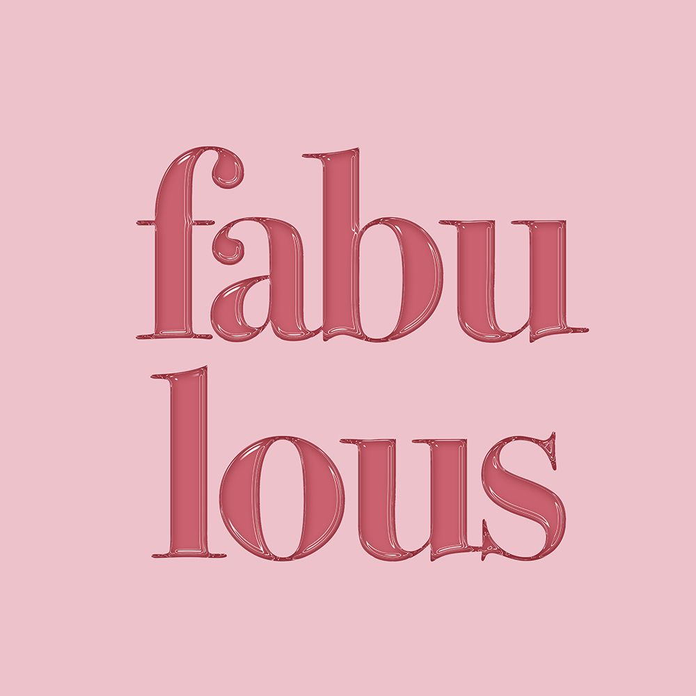 Pink Fabulous art print by Aesthete for $57.95 CAD